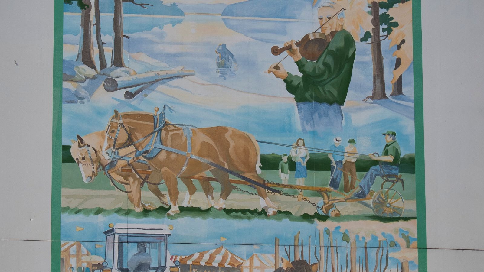 Photo of the A Celebration of Rural Living mural.